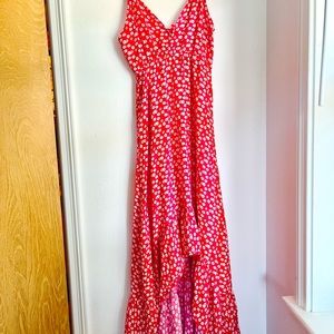 Rue21 Red Maxi Sun Dress